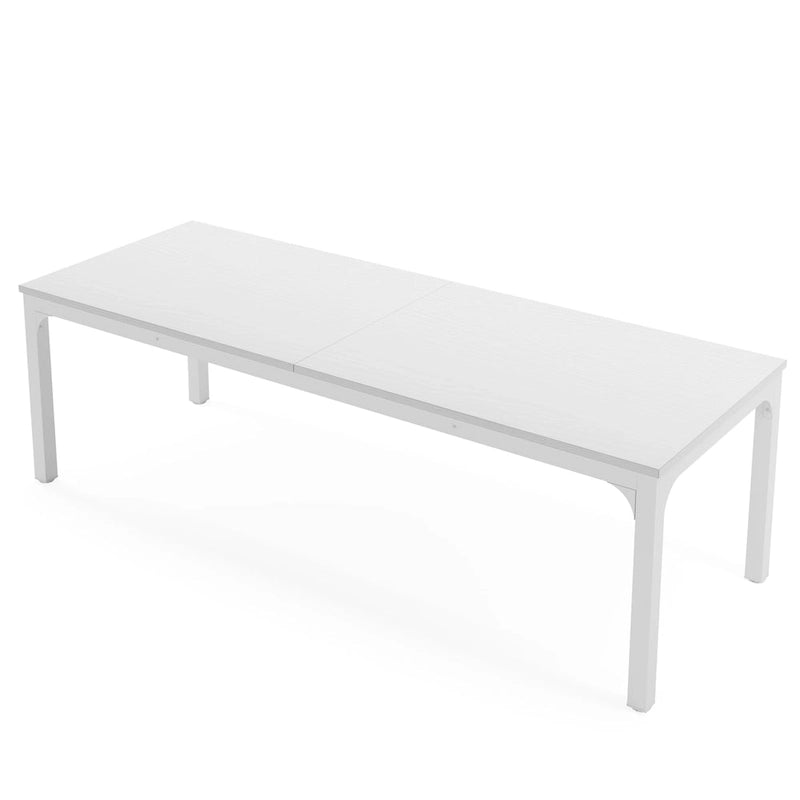 Table de conférence de séminaire d'affaires rectangulaire de 6,5 pieds
