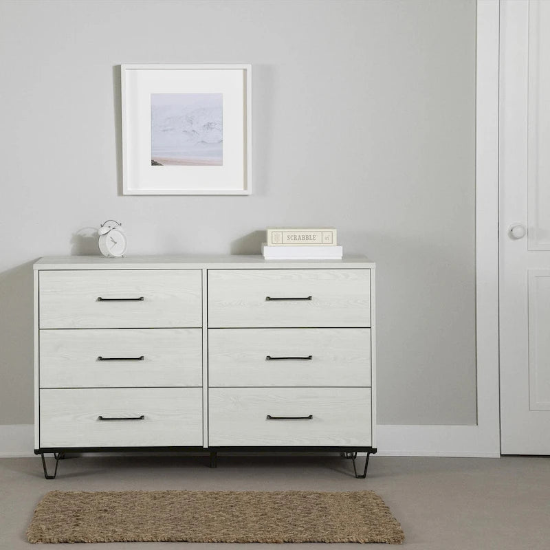 Commode double à 6 tiroirs Arlen de South Shore