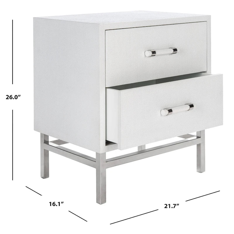 Table de chevet Viviyana 2 tiroirs SAFAVIEH Couture