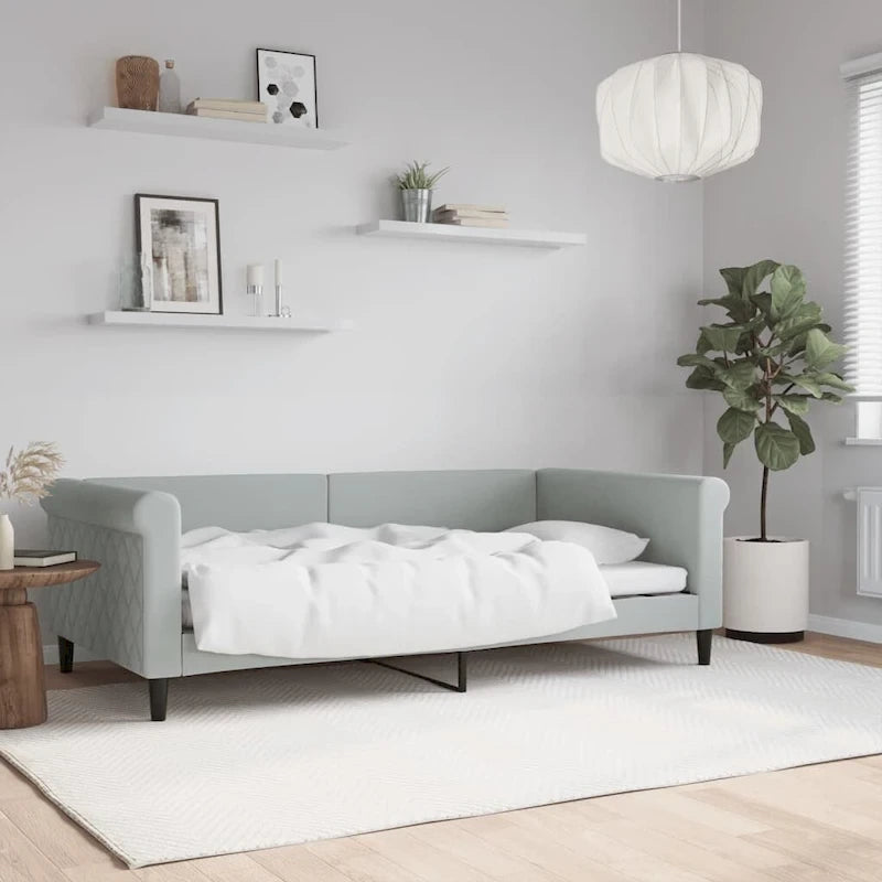 vidaXL Lit de repos Rembourré Canapé de jour pour Chambre à coucher Salon Velours