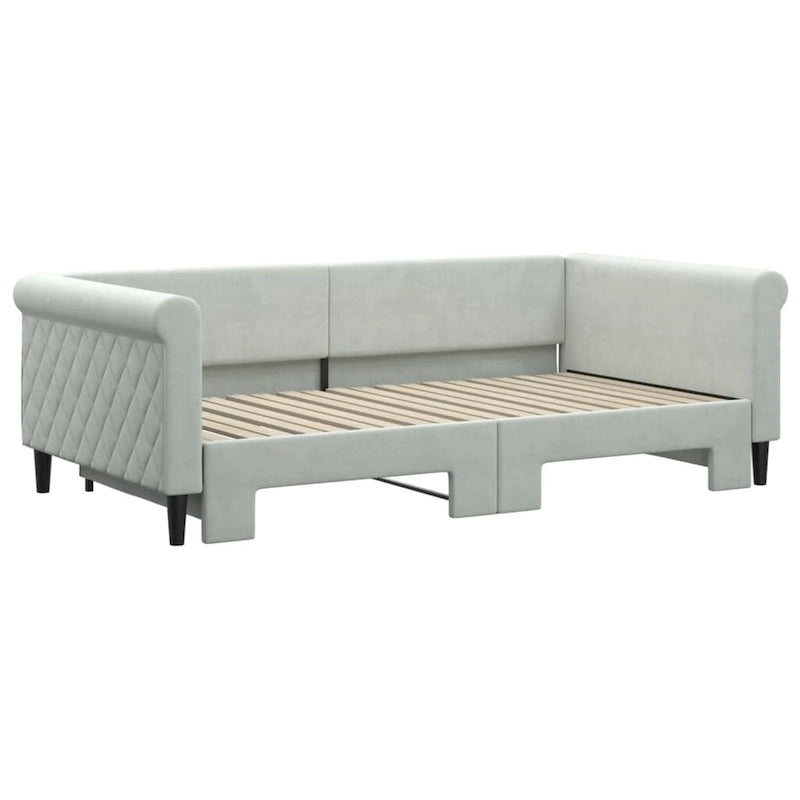 vidaXL Lit de repos Rembourré Canapé de jour pour Chambre à coucher Salon Velours