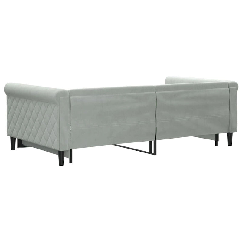 vidaXL Lit de repos Rembourré Canapé de jour pour Chambre à coucher Salon Velours