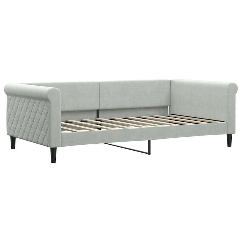 vidaXL Lit de repos Rembourré Canapé de jour pour Chambre à coucher Salon Velours