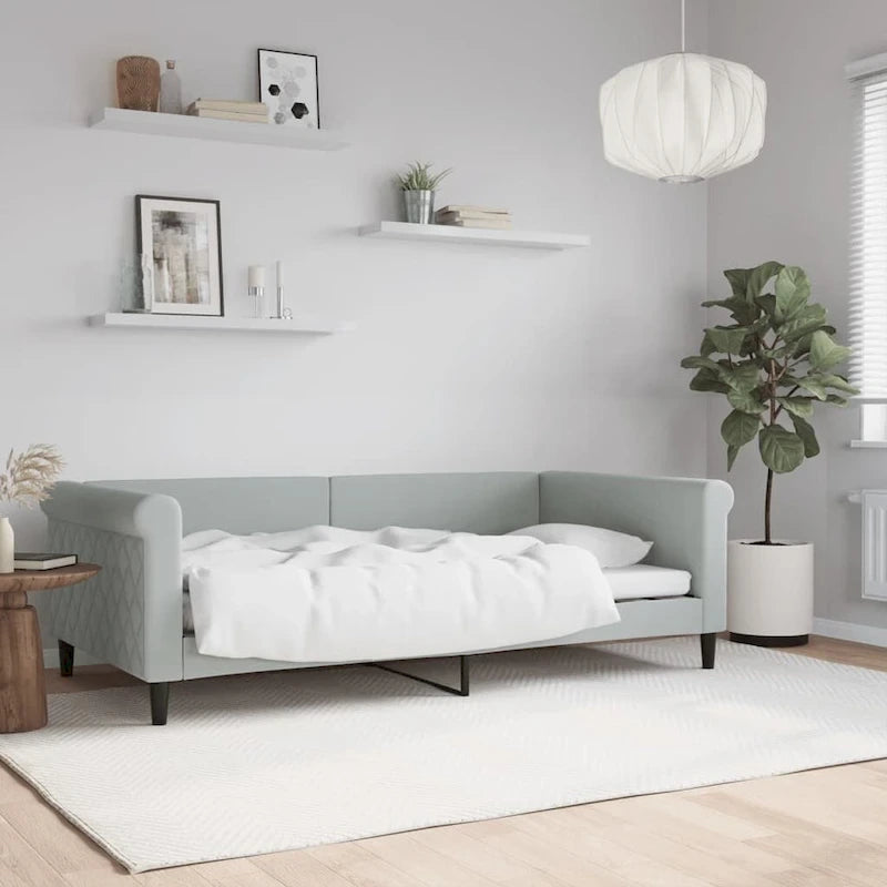 vidaXL Lit de repos Rembourré Canapé de jour pour Chambre à coucher Salon Velours