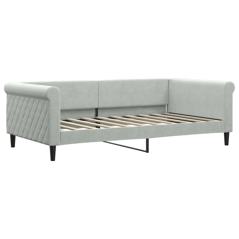 vidaXL Lit de repos Rembourré Canapé de jour pour Chambre à coucher Salon Velours