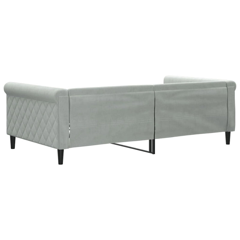 vidaXL Lit de repos Rembourré Canapé de jour pour Chambre à coucher Salon Velours