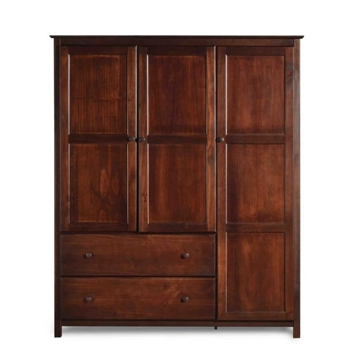 Armoire de chambre en finition bois de cerisier - 72 H x 59.5 L x 21.5 P