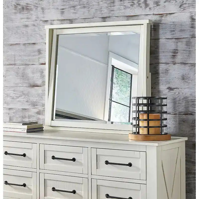 Collection de chambre à coucher Simply Solid Shanna 6 pièces en bois massif avec rangement