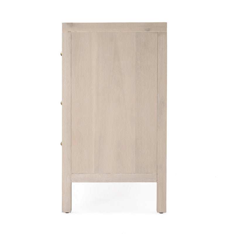 Commode large en bois à 6 tiroirs Nora