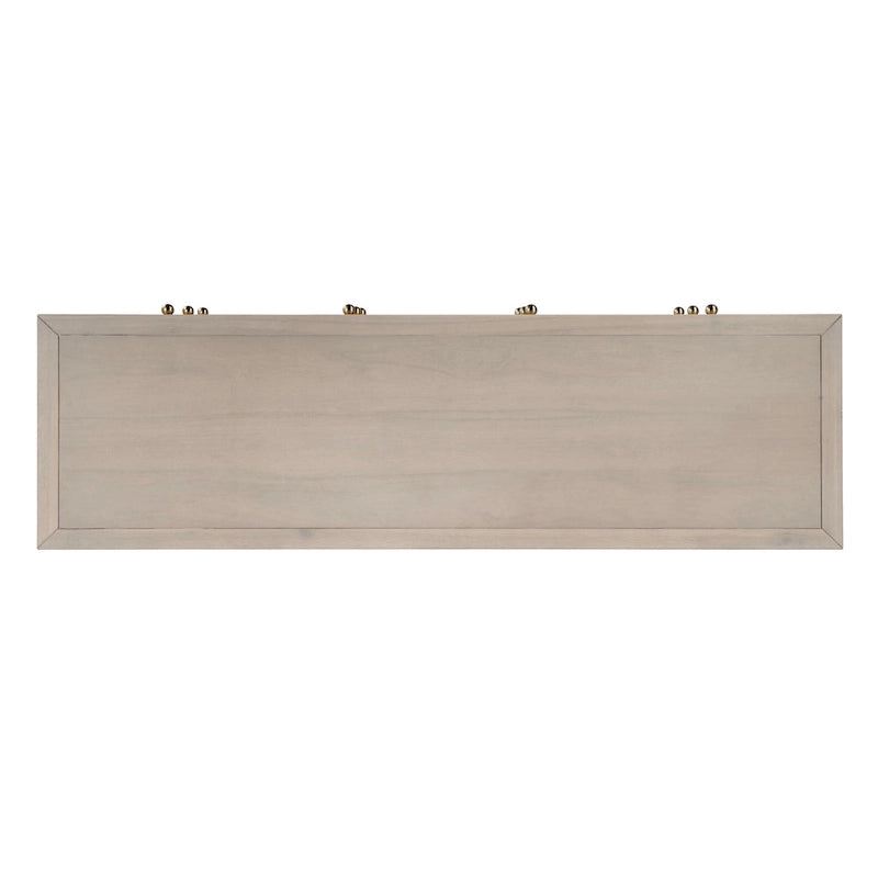 Commode large en bois à 6 tiroirs Nora