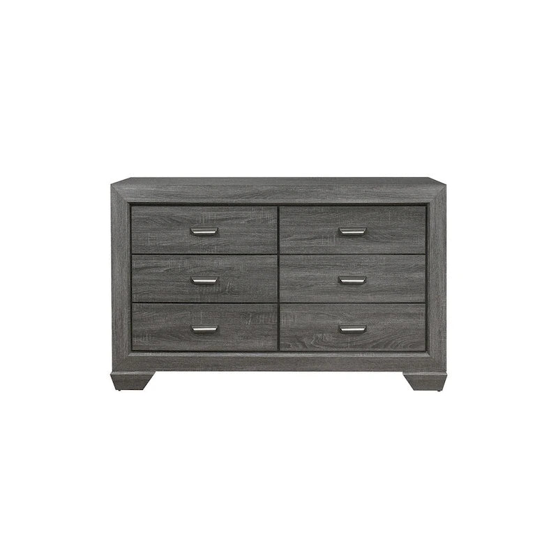 Ensemble de chambre moderne à 3 pièces Valli gris