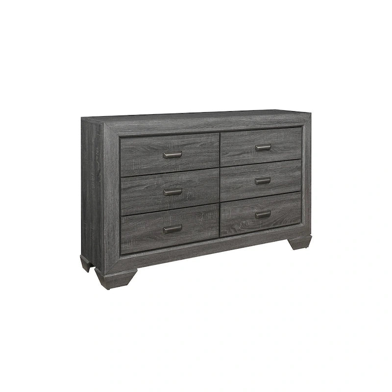 Ensemble de chambre moderne à 3 pièces Valli gris