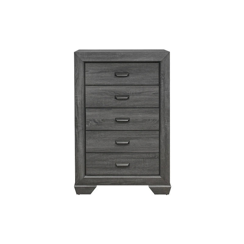 Ensemble de chambre moderne à 3 pièces Valli gris