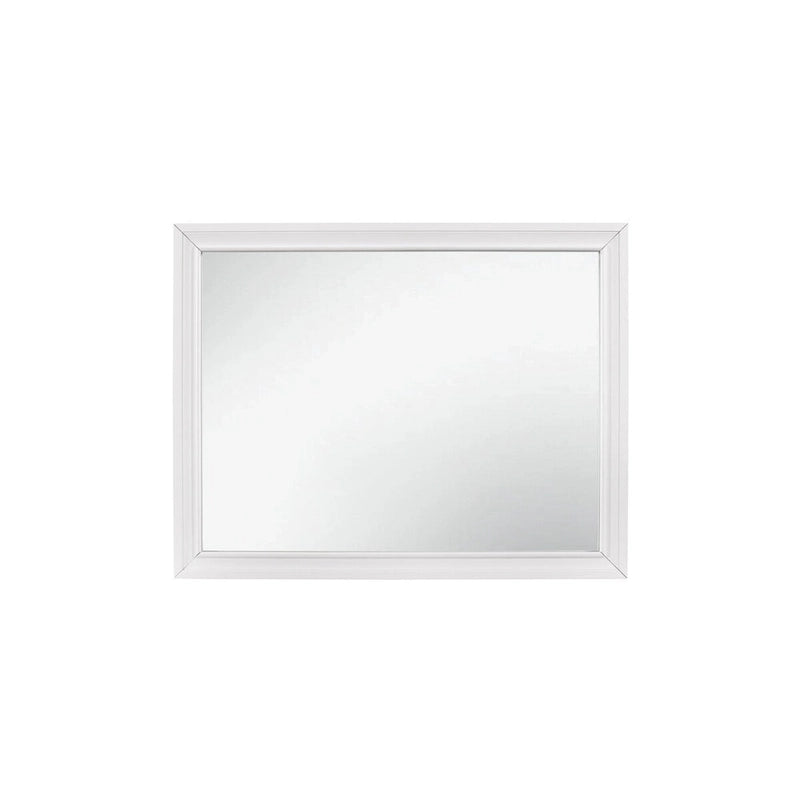 Lit plateforme de rangement Beatrice 4 pièces moderne en similicuir blanc
