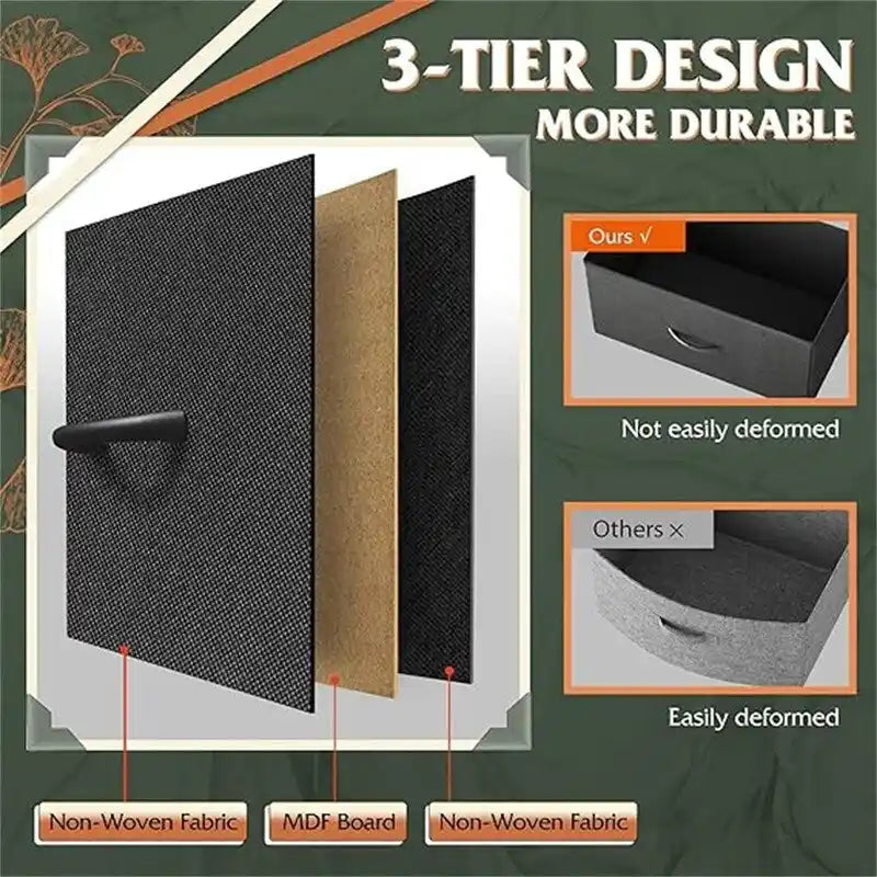 Commode en tissu pour chambre à coucher