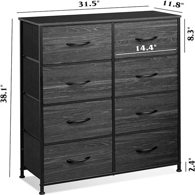 Commode en tissu pour chambre à coucher