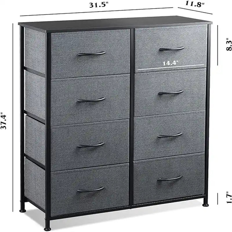 Commode en tissu pour chambre à coucher