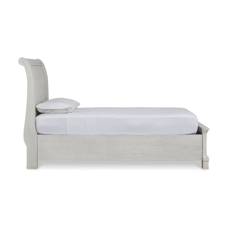 Lit de rangement simple en traîneau Robbinsdale blanc antique Signature Design by Ashley