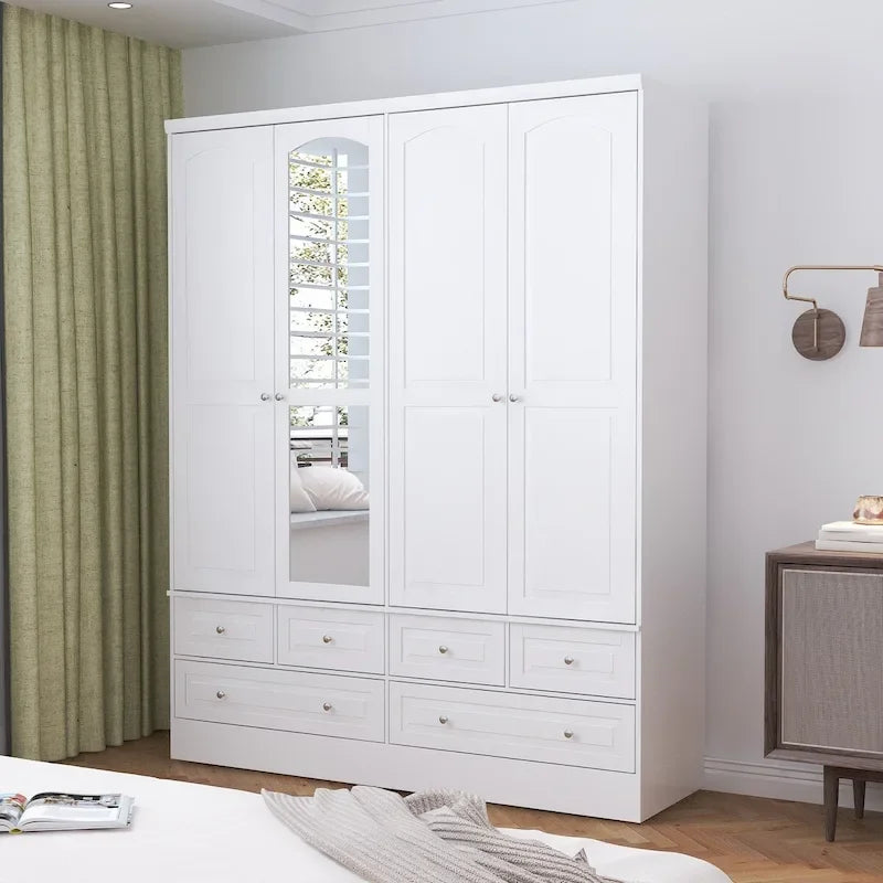 Ensemble armoire combinée double 78,7 H – L'élégance alliée à l'utilité