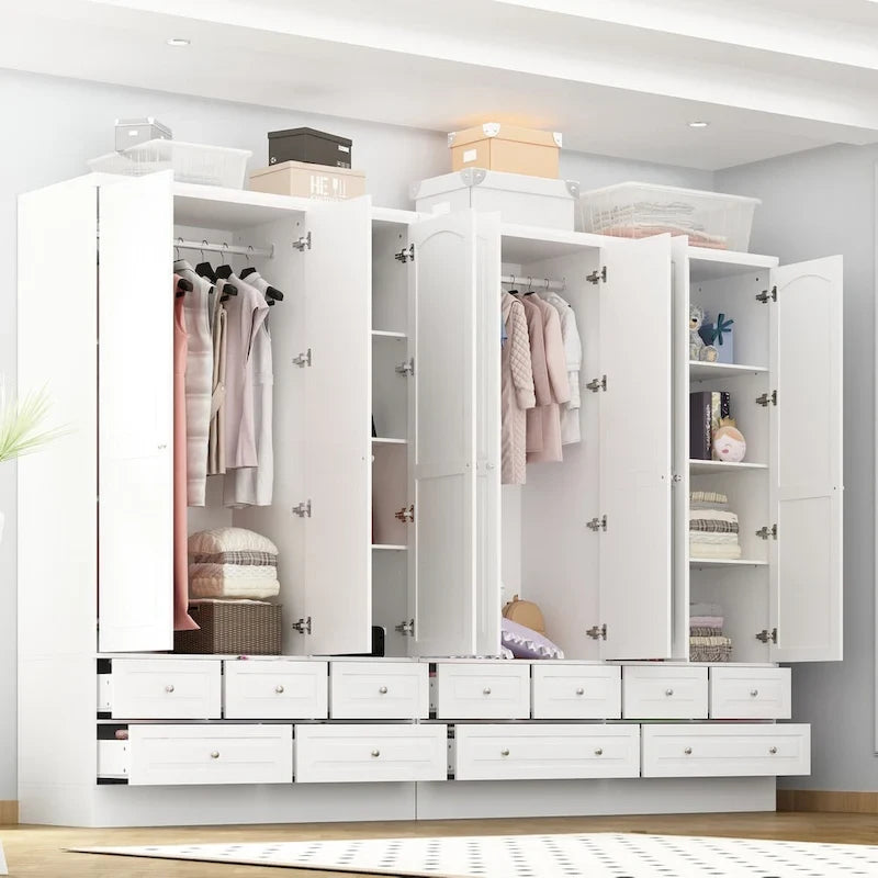 Ensemble armoire combinée double 78,7 H – L'élégance alliée à l'utilité