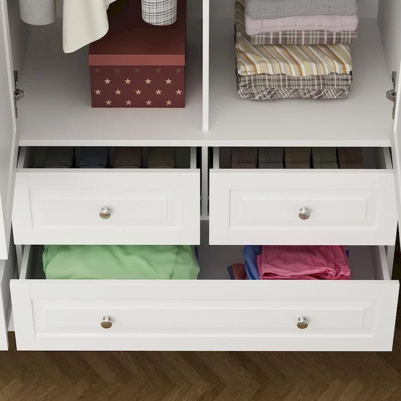 Ensemble armoire combinée double 78,7 H – L'élégance alliée à l'utilité