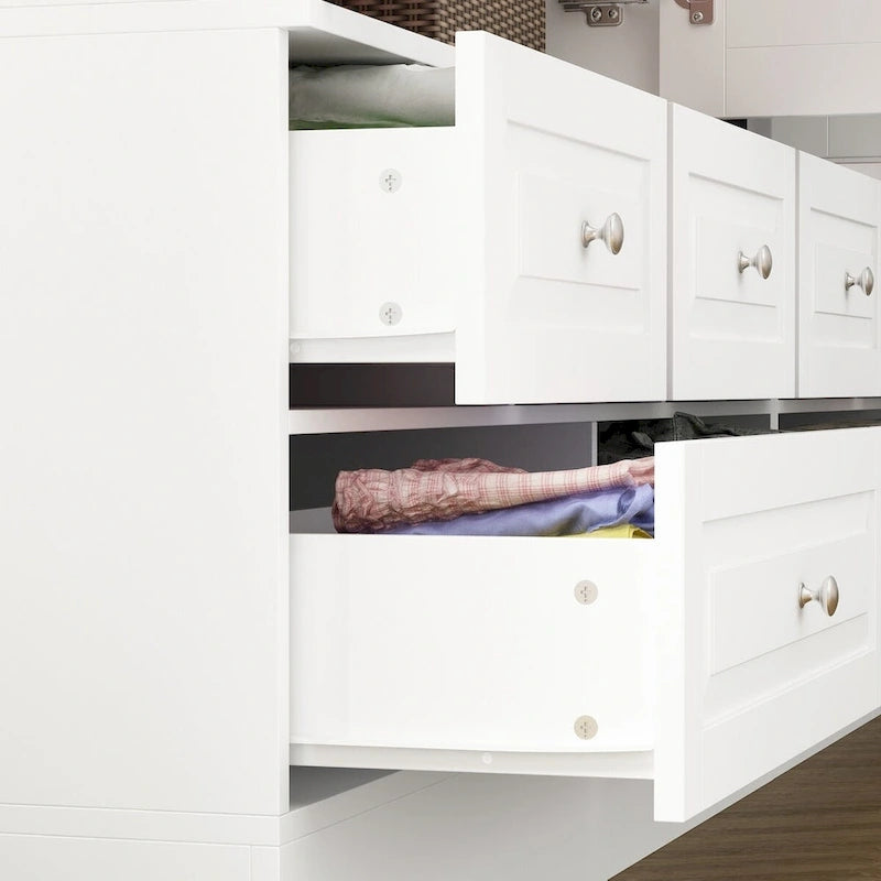 Ensemble armoire combinée double 78,7 H – L'élégance alliée à l'utilité