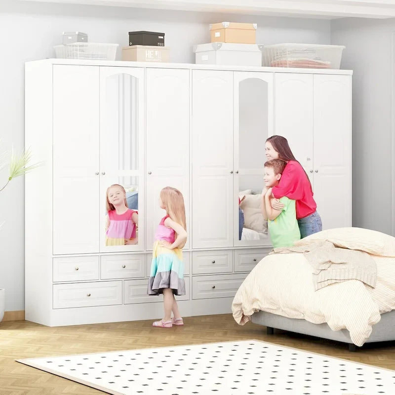 Ensemble armoire combinée double 78,7 H – L'élégance alliée à l'utilité