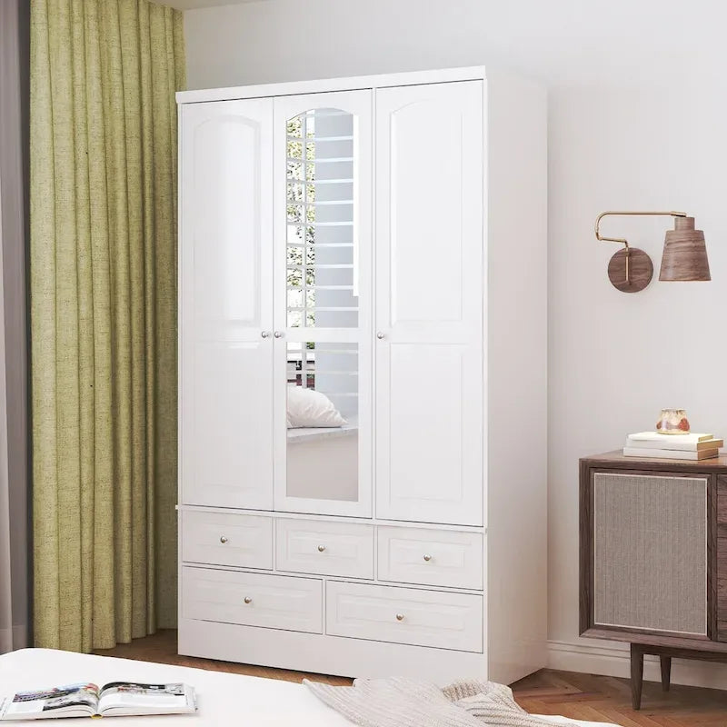 Ensemble armoire combinée double 78,7 H – L'élégance alliée à l'utilité
