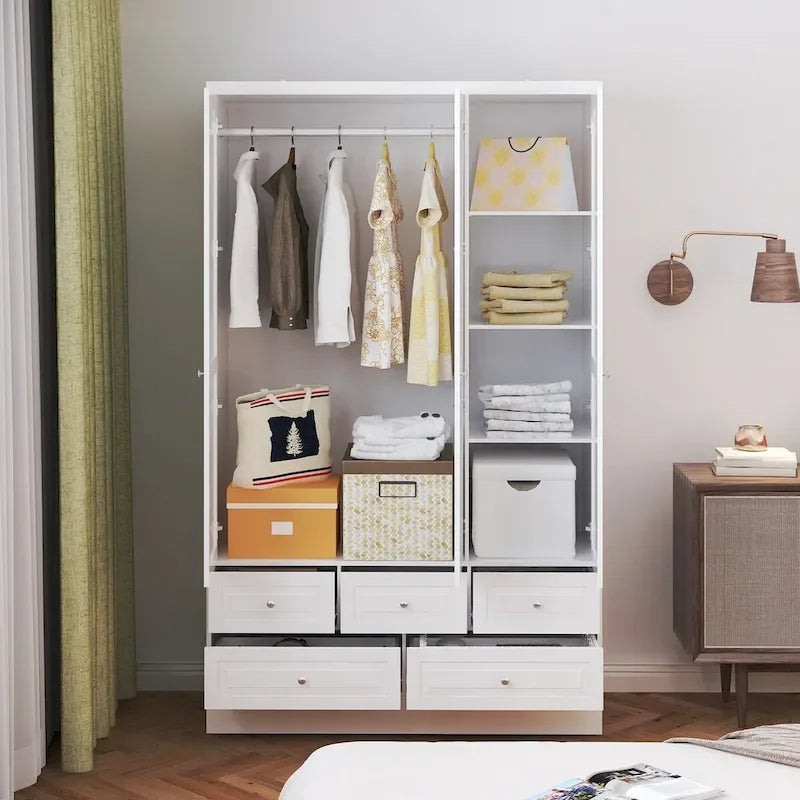 Ensemble armoire combinée double 78,7 H – L'élégance alliée à l'utilité