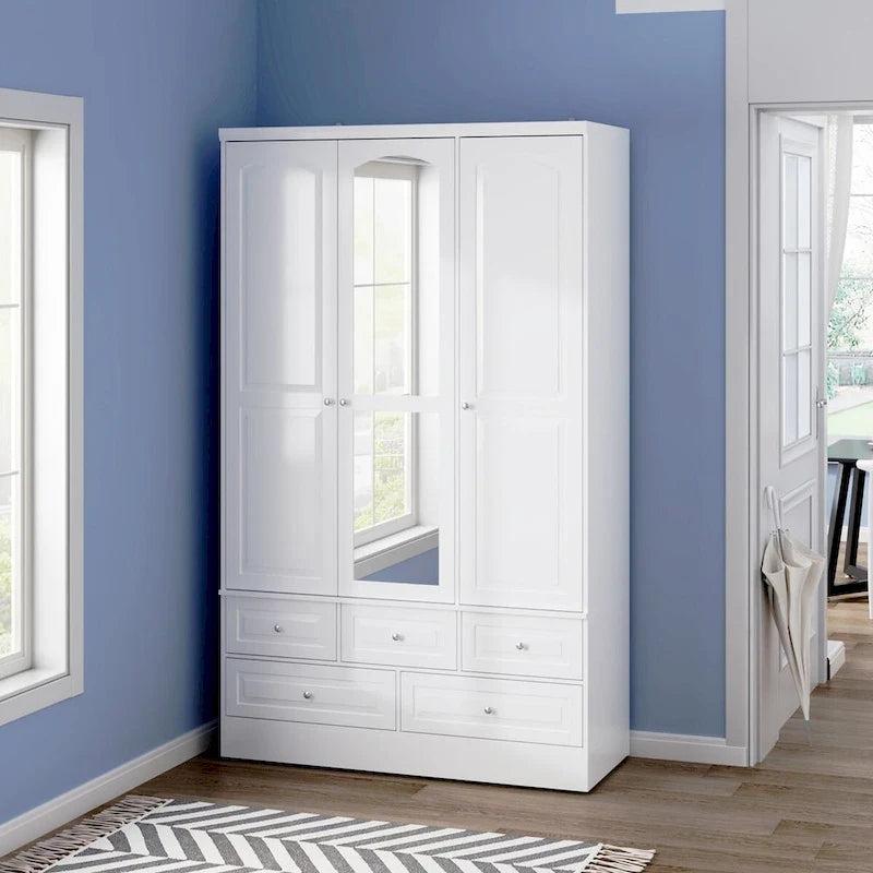 Ensemble armoire combinée double 78,7 H – L'élégance alliée à l'utilité