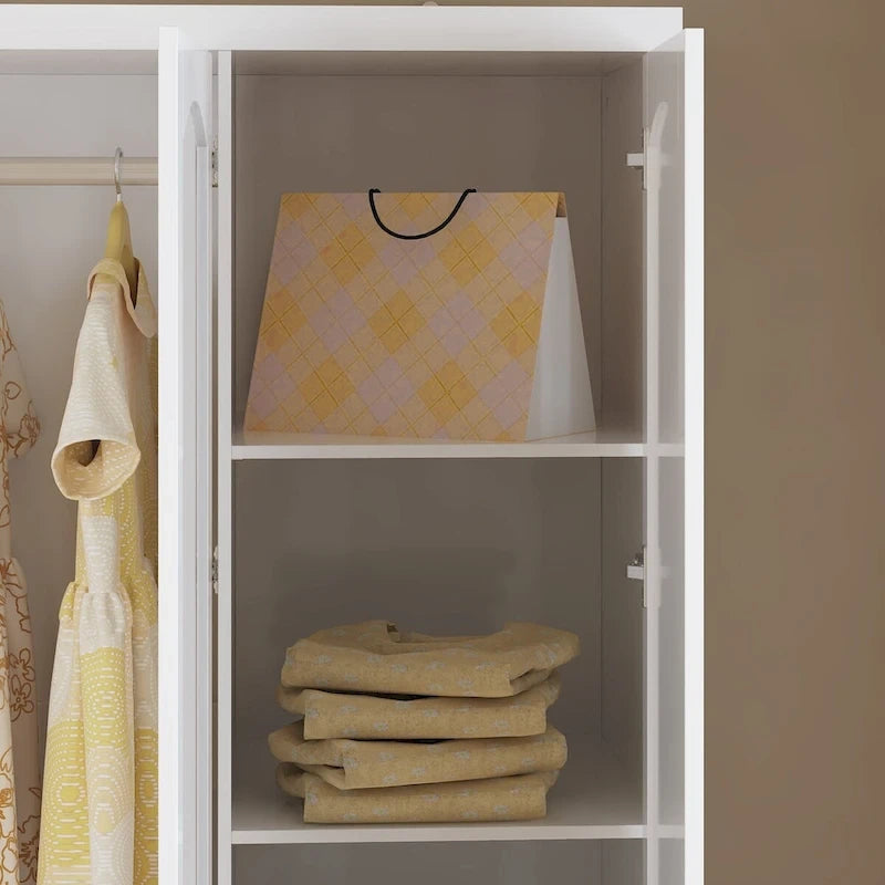 Ensemble armoire combinée double 78,7 H – L'élégance alliée à l'utilité