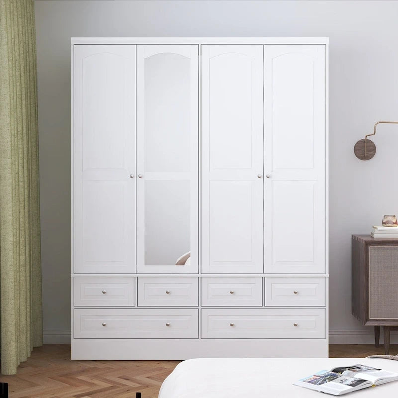 Ensemble armoire combinée double 78,7 H – L'élégance alliée à l'utilité