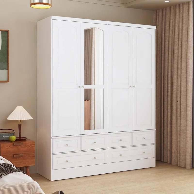 Ensemble armoire combinée double 78,7 H – L'élégance alliée à l'utilité