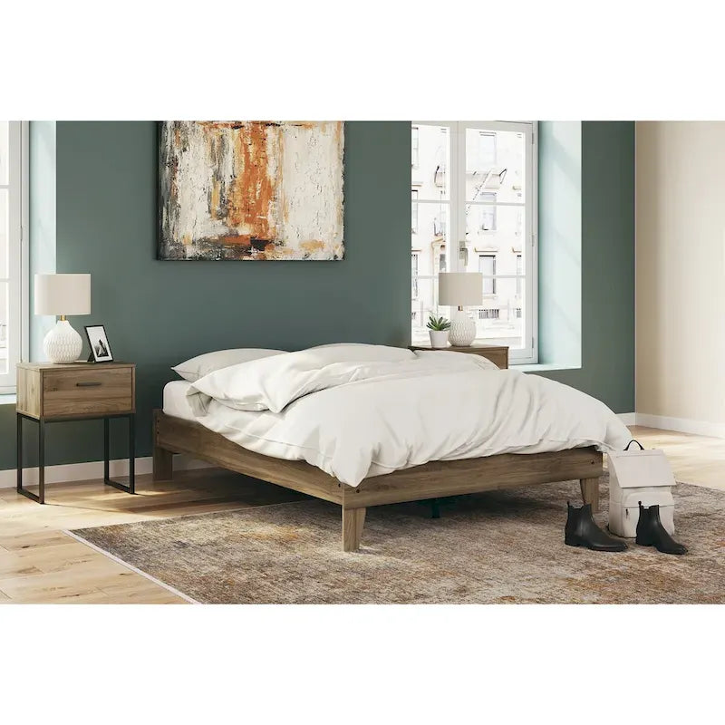 Lit plateforme Deanlow Honey Signature Design by Ashley