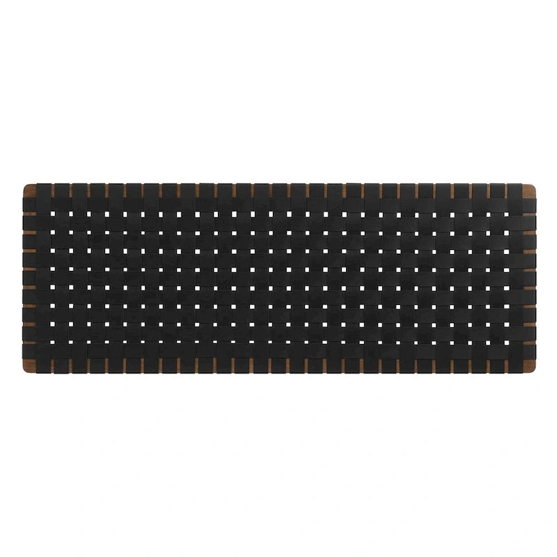 Tête de lit murale tissée en cuir végan Spartan double/grand lit/très grand lit