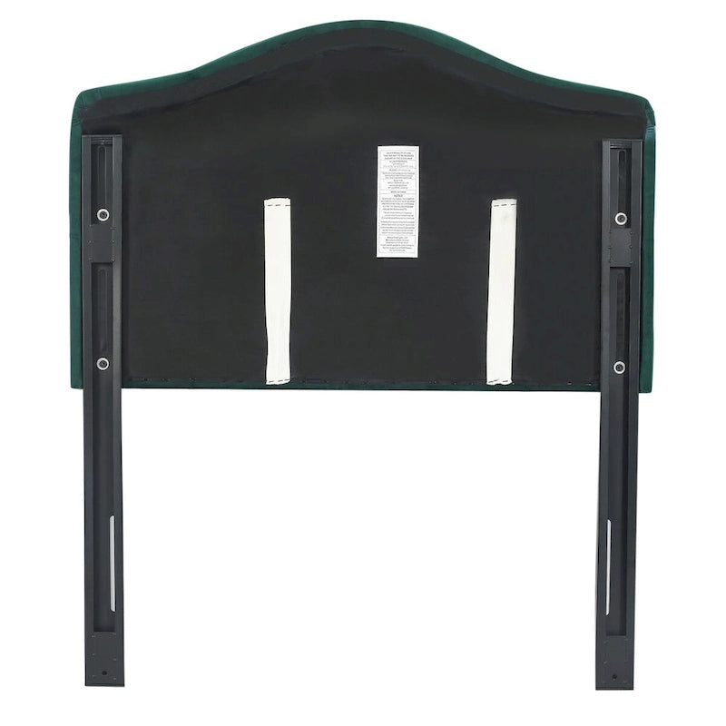 Tête de lit capitonnée Adeco Camelback pour lit jumeau