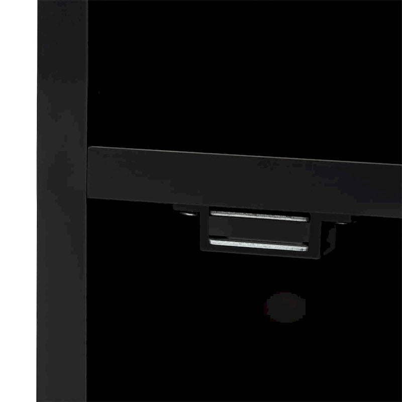 Table de chevet murale en bois avec porte battante (Lot de 2)