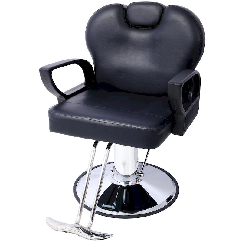 Fauteuil de barbier à main d'artiste, fauteuil inclinable de salon de beauté, siège extra large, mobilier de spa hydraulique, équipement de salon de coiffure