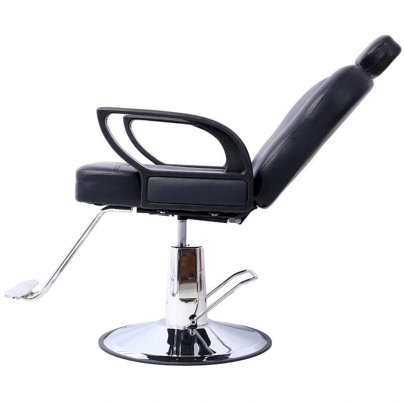Fauteuil de barbier à main d'artiste, fauteuil inclinable de salon de beauté, siège extra large, mobilier de spa hydraulique, équipement de salon de coiffure