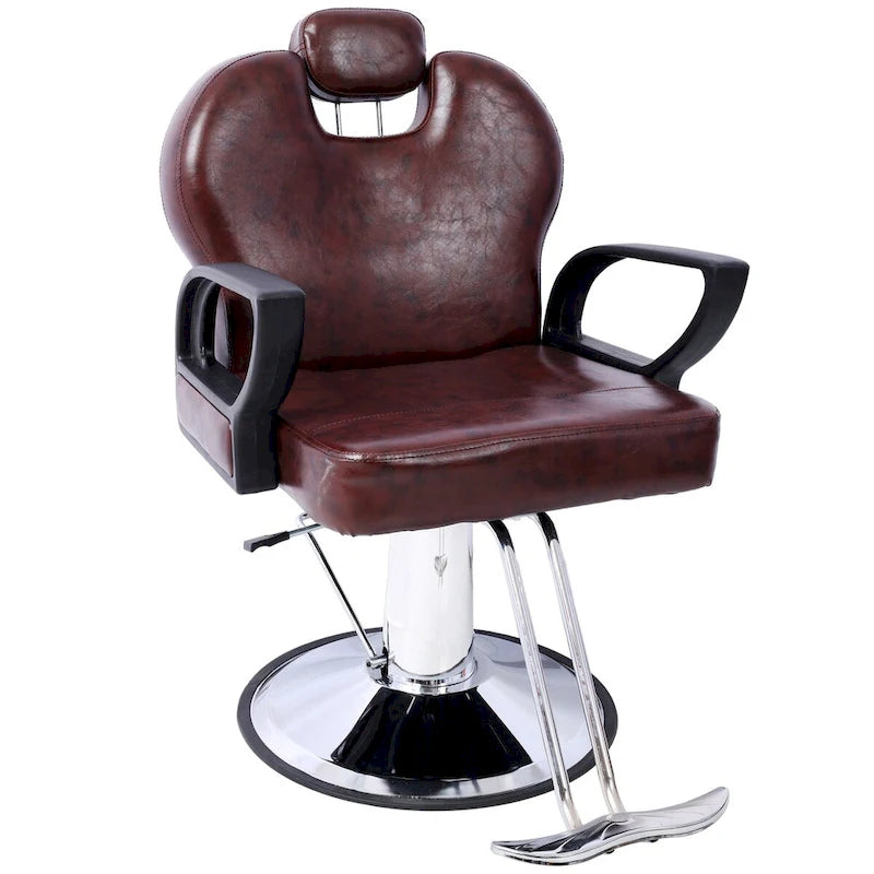 Fauteuil de barbier à main d'artiste, fauteuil inclinable de salon de beauté, siège extra large, mobilier de spa hydraulique, équipement de salon de coiffure