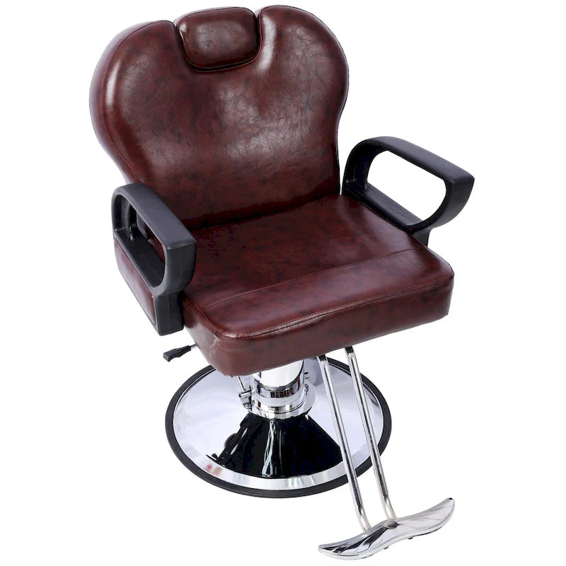 Fauteuil de barbier à main d'artiste, fauteuil inclinable de salon de beauté, siège extra large, mobilier de spa hydraulique, équipement de salon de coiffure