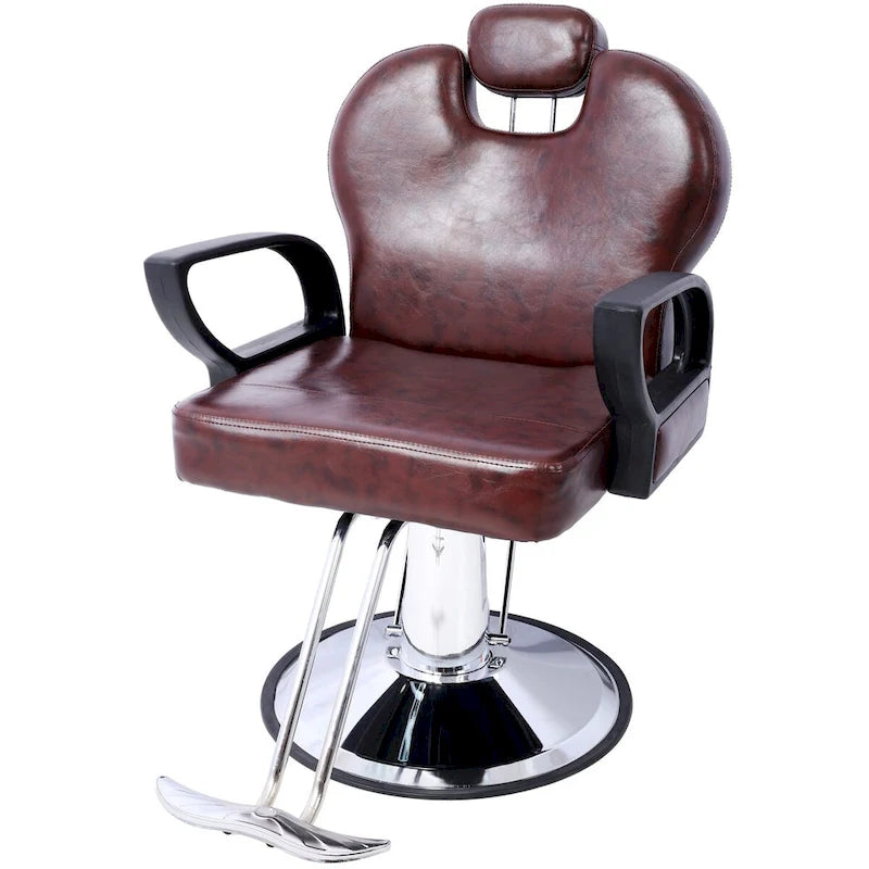 Fauteuil de barbier à main d'artiste, fauteuil inclinable de salon de beauté, siège extra large, mobilier de spa hydraulique, équipement de salon de coiffure