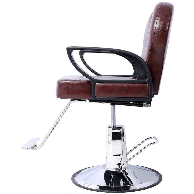 Fauteuil de barbier à main d'artiste, fauteuil inclinable de salon de beauté, siège extra large, mobilier de spa hydraulique, équipement de salon de coiffure