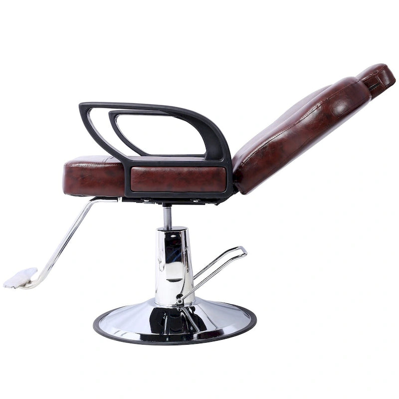 Fauteuil de barbier à main d'artiste, fauteuil inclinable de salon de beauté, siège extra large, mobilier de spa hydraulique, équipement de salon de coiffure