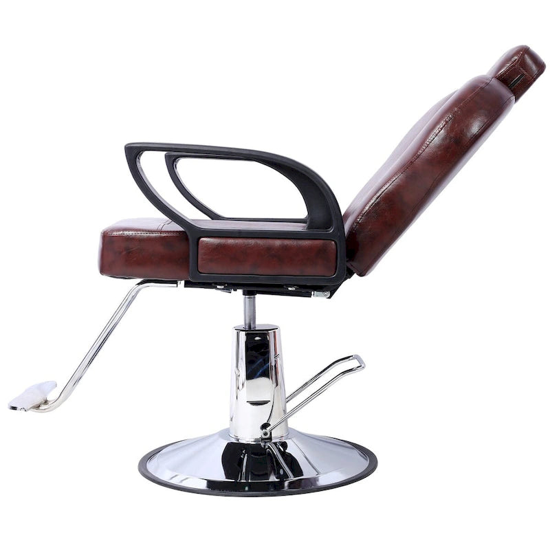 Fauteuil de barbier à main d'artiste, fauteuil inclinable de salon de beauté, siège extra large, mobilier de spa hydraulique, équipement de salon de coiffure