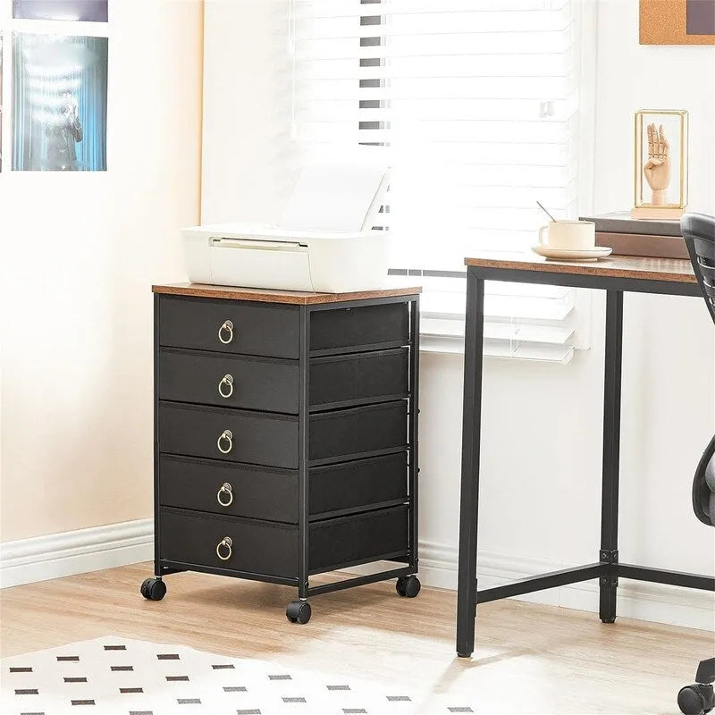 Commode de classement à 5 tiroirs - 15.7P x 15.7L x 25.7H