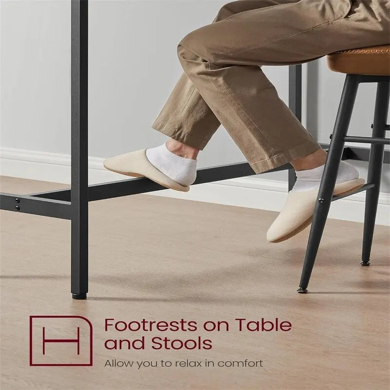 Table de bar étroite et longue