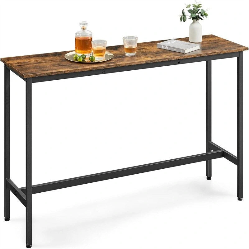 Table de bar étroite et longue
