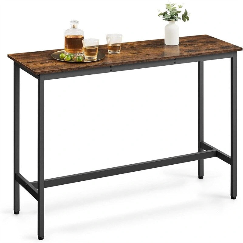 Table de bar étroite et longue