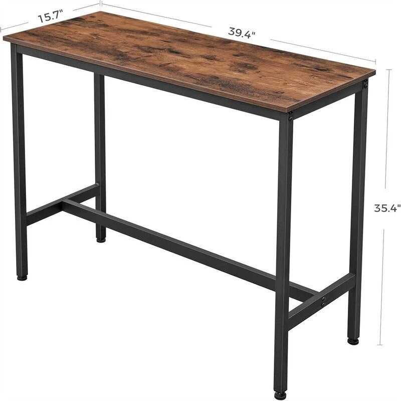 Table de bar étroite et longue
